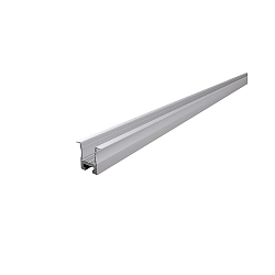 Rabbet-profile T-high ET-04-12 for 12 - 13,3 LED stripes, matt silver anodized, 200cm