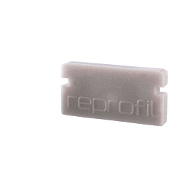 Endcaps P-AU-01-08, 14 mm, 2 items, grey