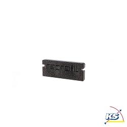 Endkappe P-AU-01-12, 18 mm, 2 Stck, schwarz