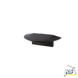 Endkappe P-ET-01-08, 23 mm, 2 Stck, schwarz