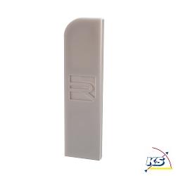 Accessories for LED profile P-AM-02-10 endcaps, 2 items, grey