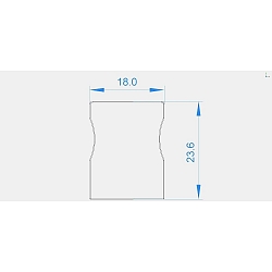 Endkappe C-P-AU-03-12 Set 2 Stk., Kunststoff, grau