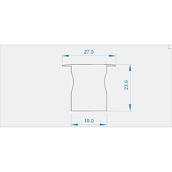 Endkappe C-P-ET-04-12 Set 2 Stk., grau