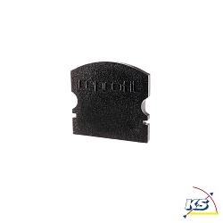 Endkappe F-AU-02-12, 18 mm, 2 Stck, schwarz