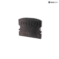 Endkappe F-AU-02-15, 21 mm, 2 Stck, schwarz