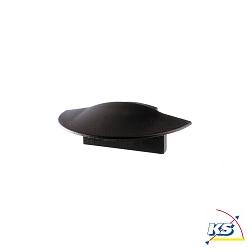 Endkappe F-ET-01-10, 25 mm, 2 Stck, schwarz
