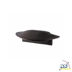 Endkappe F-ET-01-15, 30 mm, 2 Stck, schwarz