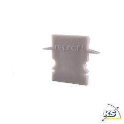 Endkappe H-ET-02-10, 25 mm, 2 Stck, grau