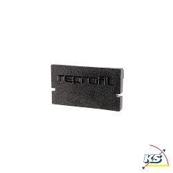 Endkappe H-AU-01-15, 21 mm, 2 Stck, schwarz