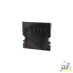 Endkappe H-AU-02-15, 21 mm, 2 Stck, schwarz
