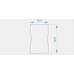 Endkappe H-AU-03-12 Set 2 Stk., grau