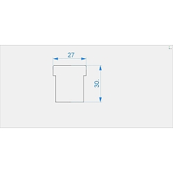 Endkappe C-I-EU-01-12 Set 2 Stk., grau