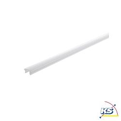 Zubehr fr LED Profil - Abdeckung F-01-05 Flach, 200cm, milchig, 40% Transmission
