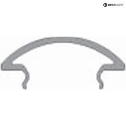 Abdeckung R-05-12, BxH: 31,96x8,65mm, wei-satiniert, 200cm