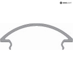 Abdeckung R-05-15, BxH: 46,1x11,6mm, wei-satiniert, 200cm