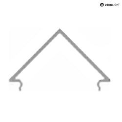 Abdeckung E-05-25, BxH: 60,2x31,7mm, wei-satiniert, 200cm