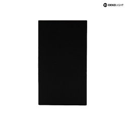 end cap PLANO MS high, surface-mounted version, black