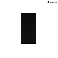 end cap PLANO ES high, surface-mounted version, black