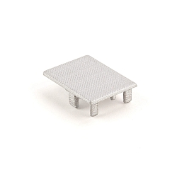 Endkappe f�r COMBO KLICK U-Profil, 25 + V5-U-2510, 1 Stk., PVC, metallisiert