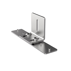 Montagewinkel-Set  f�r PLANO KLICK / FLACH / FL�GEL (LL Serie 90/0), Edelstahl, natur