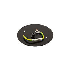Profil Abdeckplatte COMBO KLICK fr Flach-/Flgelprofil, fr UP-Dosen 68mm, schwarz
