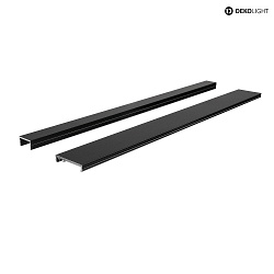 Accessoire Couverture du profil PLANO ES & MS UPLIGHT lot de 2, noir