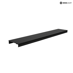 Accessoire Couverture du profil PLANO MS DOWNLIGHT lot de 2, noir