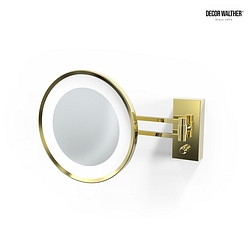 Miroir avec clairage BS 36 LED 3 fois IP 44, or 