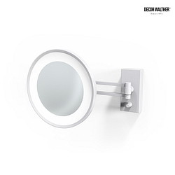 Specchio illuminato BS 36 LED 3 elemento IP 44, Bianco opaco 