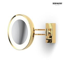 Miroir avec clairage BS 36 LED 7 fois IP 44, or 