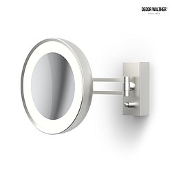 Miroir avec clairage BS 36 LED 7 fois IP 44, nickel satin 