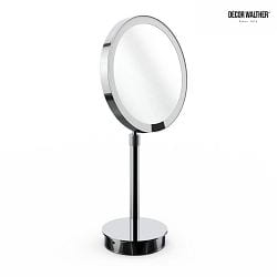 Specchio illuminato JUST LOOK PLUS SR Specchio con ingrandimento 5x IP20, cromo dimmerabile
