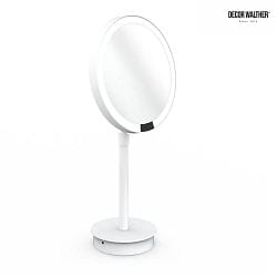 Specchio illuminato JUST LOOK PLUS SR Specchio con ingrandimento 5x IP20, bianco opaco dimmerabile