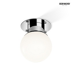 Ceiling luminaire GLOBE 20, E27, IP44, chrome