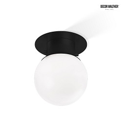 Ceiling luminaire GLOBE 20, E27, IP44, black matt