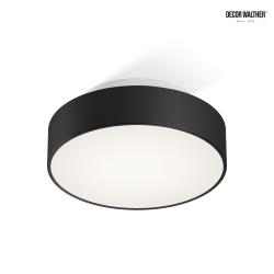 Plafoniera GLOW 26 N LED IP44, nero opaco dimmerabile