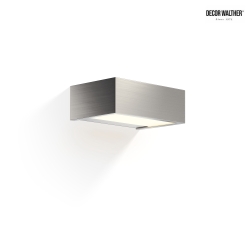 Luminaire mural BOX 15 N LED IP44, nickel satin gradable