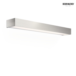 Luminaire mural BOX 60 N LED IP44, nickel satin gradable