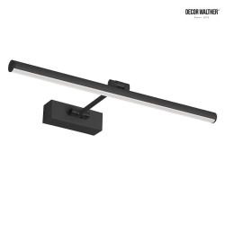 LED Wandleuchte DIM 45 LED, 12W 3000K 750lm, IP44, schwarz matt