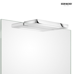 LED Spiegelleuchte SLIM 1-24 N LED, 8W 3000K 1280lm, IP44, Nickel satiniert