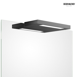 LED Spiegelleuchte SLIM 1-24 N LED, 8W 3000K 1280lm, IP44, schwarz matt