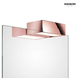 LED Mirror luminaire BOX 1-15 N LED, 18,4W, 3000K, 2800lm, IP44, rosegold / copper