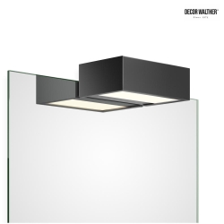 Luminaire de miroir BOX 1-15 N LED IP44, noir mat gradable