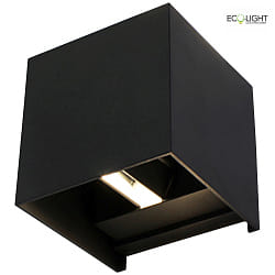 LED Outdoor Wandleuchte DUBAI 6W 3000K 650lm CRI>80 IP44 , anthrazit