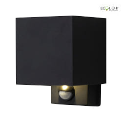 outdoor wall luminaire DUBAI with sensor LED IP44, anthracite 