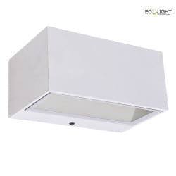 outdoor wall luminaire GEMINI UP&DOWN 2 flames IP54, white