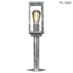 Wegeleuchte KARO, IP44, 1xE27, Hhe 55 cm, verzinkt