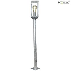 Wegeleuchte KARO, IP44, 1xE27, Hhe 100 cm, verzinkt