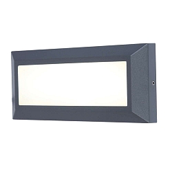 outdoor wall luminaire HELENA 1 flame, with diffuser IP54, anthracite