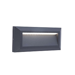 outdoor wall luminaire HELENA 1 flame, with diffuser IP54, anthracite